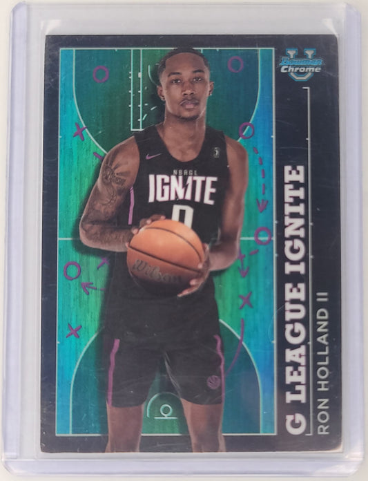 Ron Holland II 2024 Bowman U Chrome Basketball G-League Ignite PP-5 #95/150