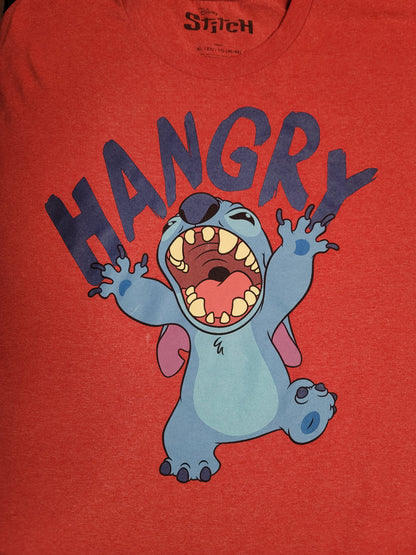 Hangry Stitch red men's XL T-shirt Disney