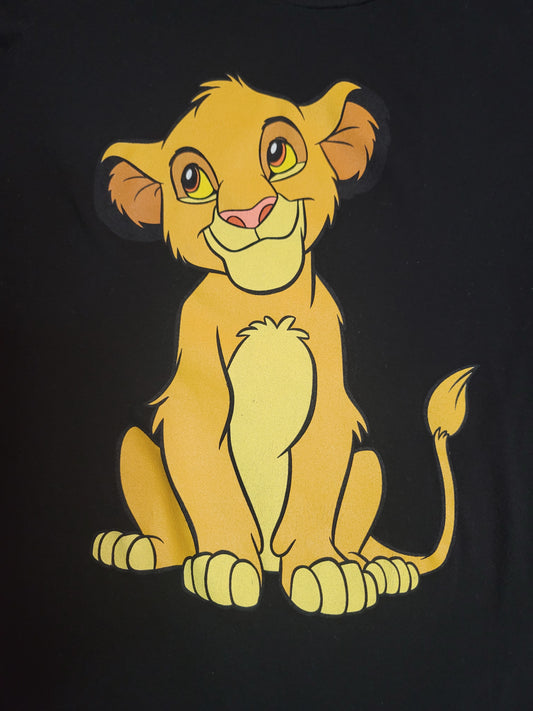 Young Simba The Lion King t-shirt black youth XL girls fit