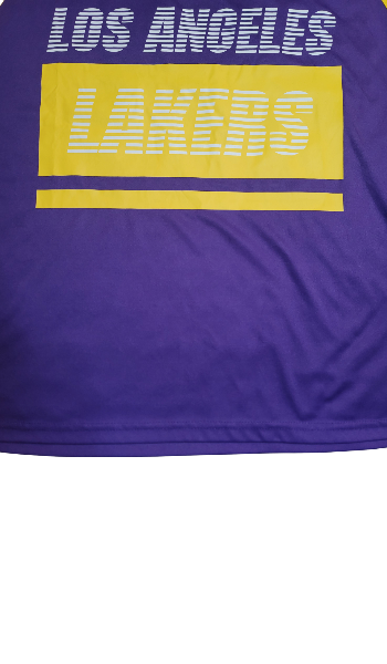 Los Angeles Lakers NBA XXL used Lebron James Jersey #6