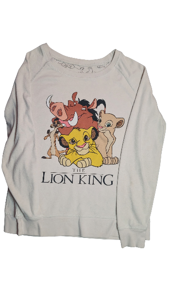 Lion King LS used sweater womens large