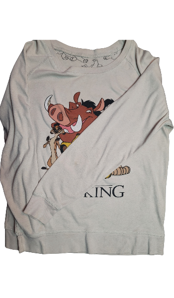 Lion King LS used sweater womens large