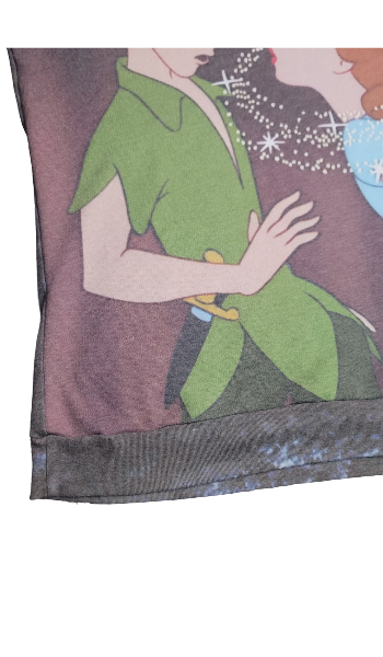 Peter Pan and Wendy graphic sweater London skyline LS XL