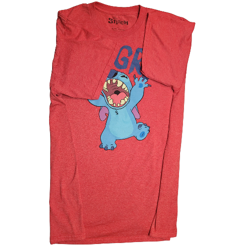 Hangry Stitch red men's XL T-shirt Disney