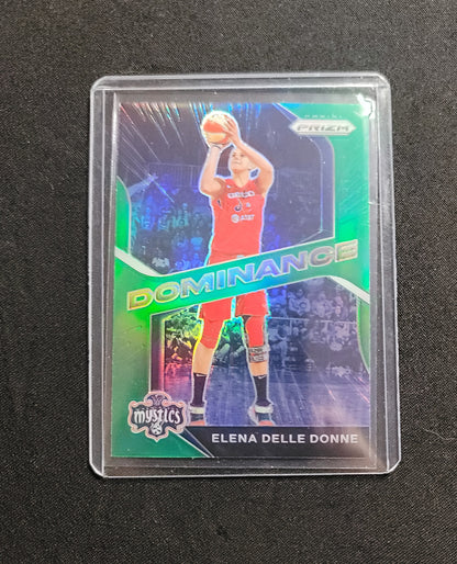 Elena Delle Donne Dominance green prizm WNBA Panini 2021