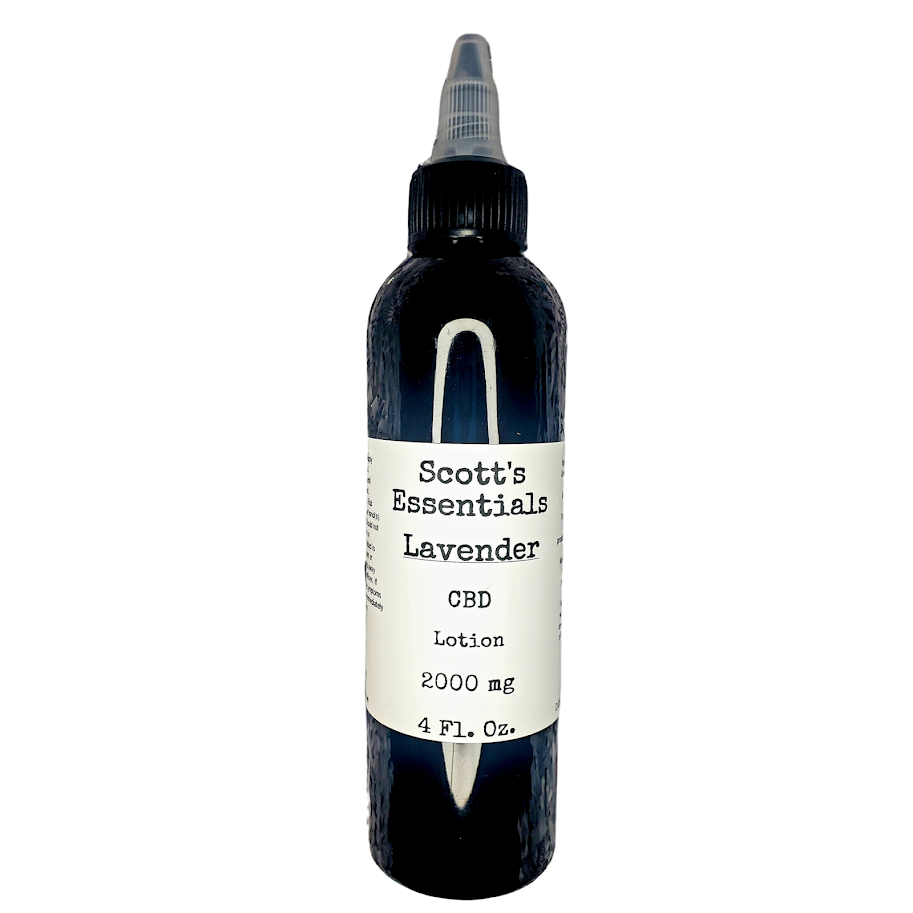 Lavender 2,000 mg CBD Lotion 4 oz.